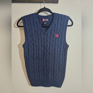 Chaps Navy Sweater Vest